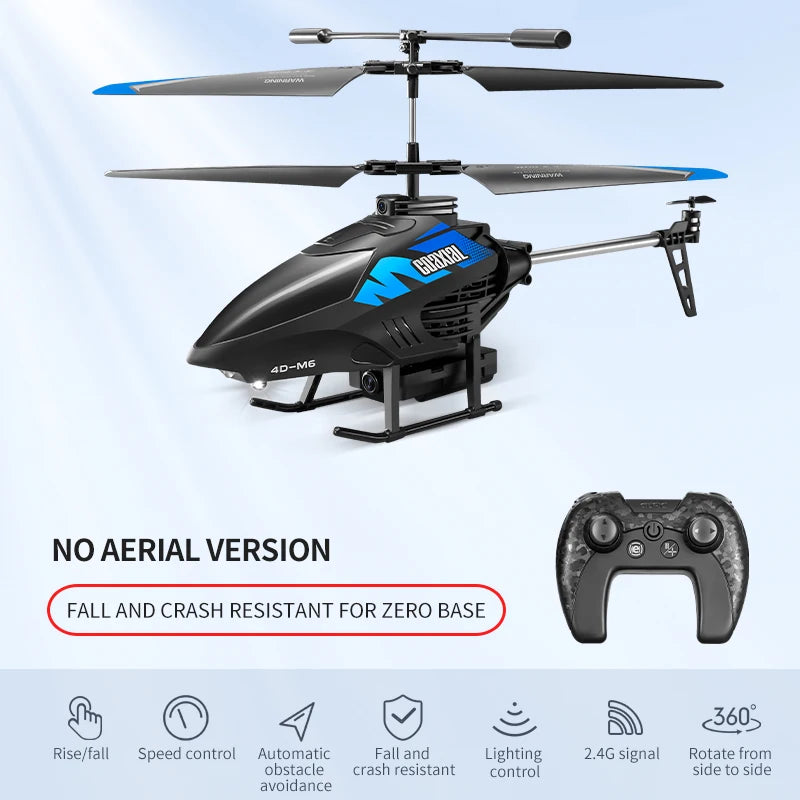 Drone Mini M6 Pro 4K HD, Détection de Gestes, Hélicoptère RC Quadricoptère, Jouet Télécommandé pour Enfants