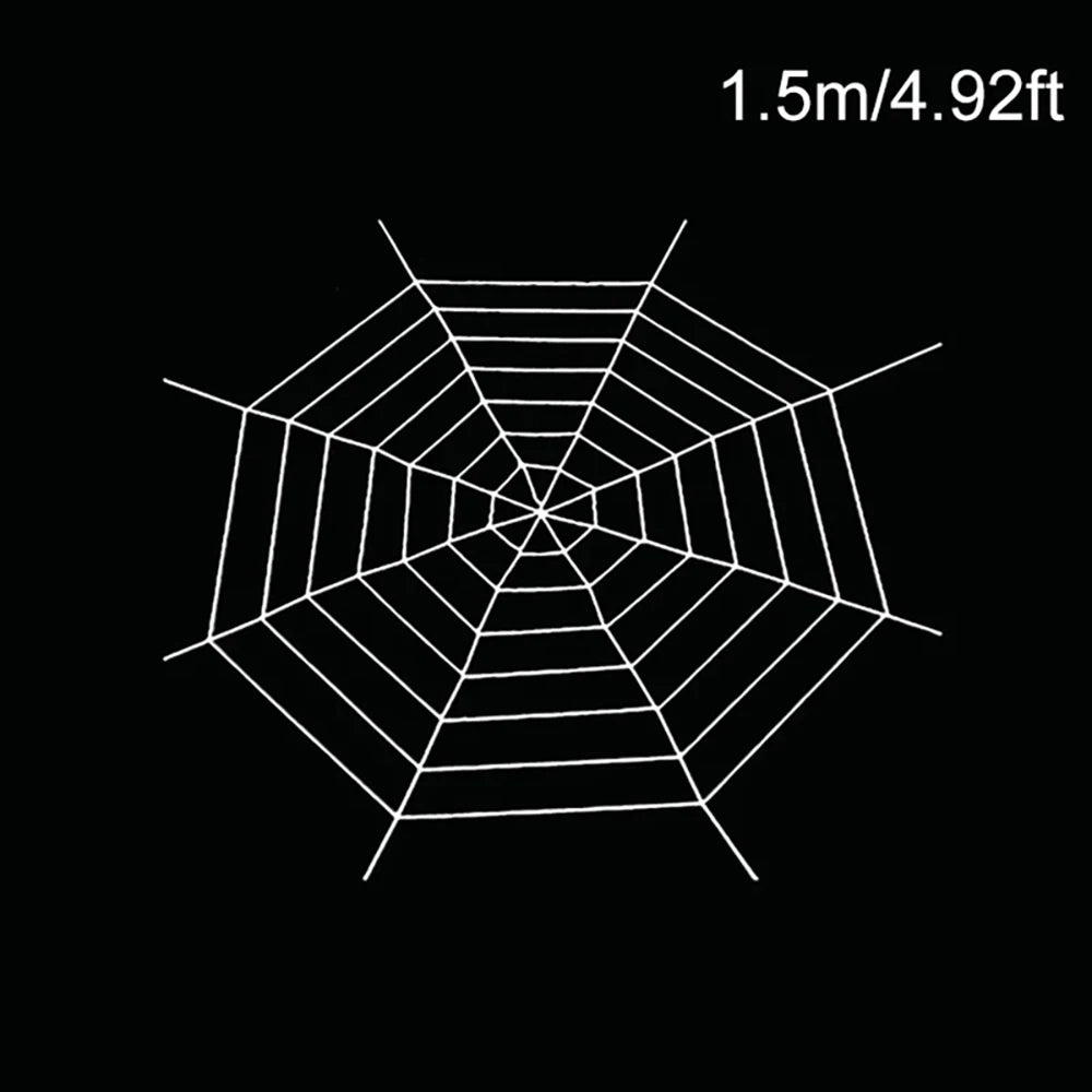 Toile d’Araignée Géante – Décoration Halloween 1,5–2,5 m