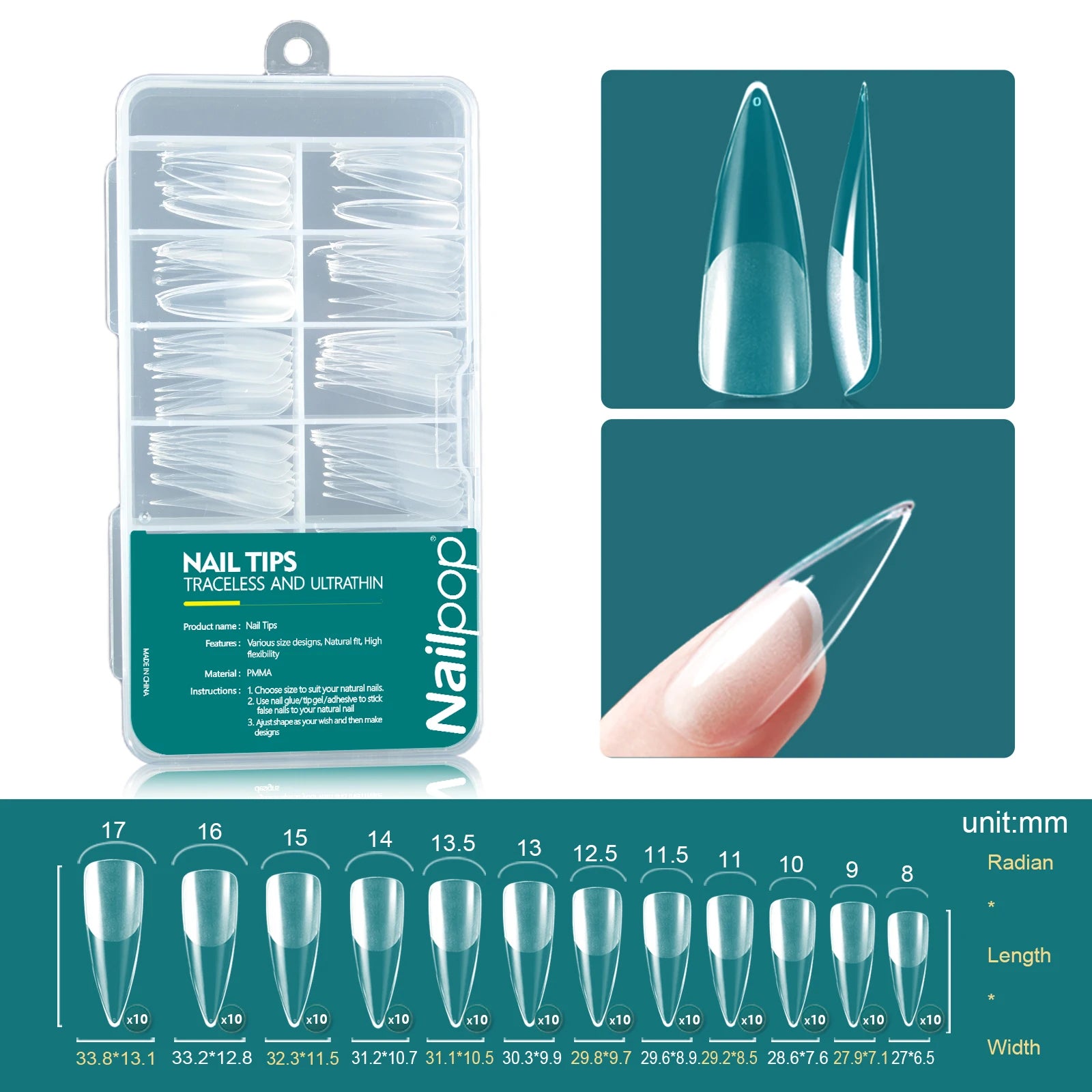 Capsules de Gel Souple 120 pcs, Courte/Moyenne