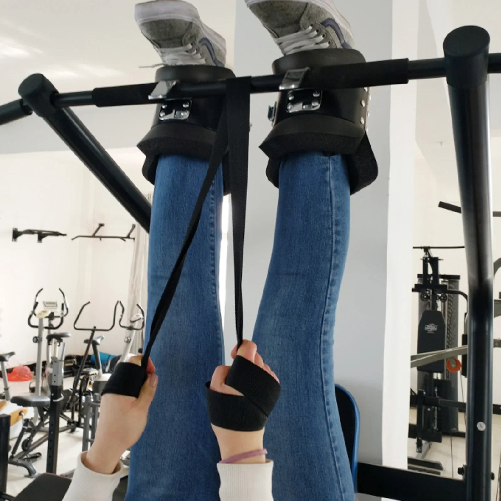 Bottes de Traction Suspendues Anti-Gravité – Inversion Fitness pour Soulagement du Dos et du Cou
