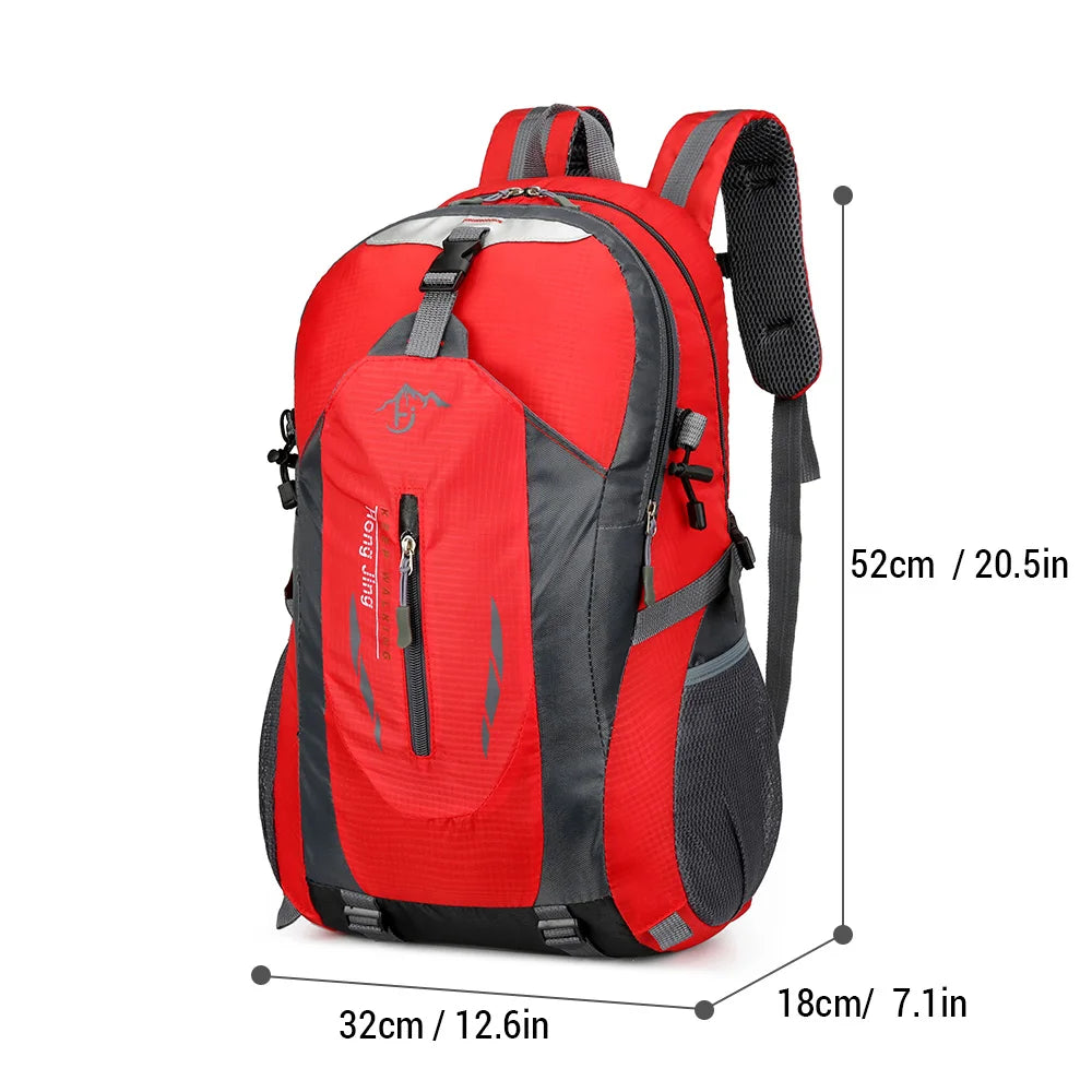 Wasserdichter Wanderrucksack für Damen und Herren, leichter Reiserucksack, Bergsteigerrucksack, Outdoor-Trekkingrucksack, 40 l