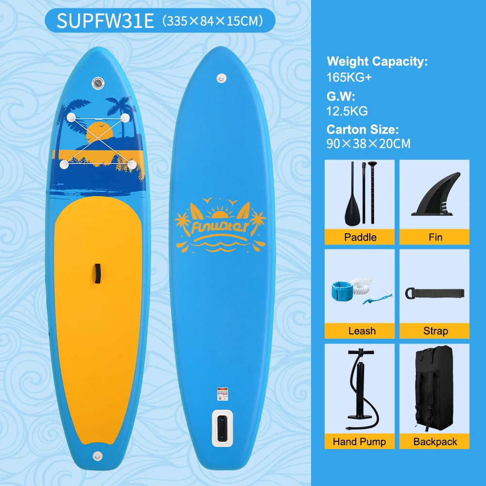 Planche de Paddle Gonflable avec Accessoires (335 / 350 / 385 cm) - Feath-R-Lite Koi Sup