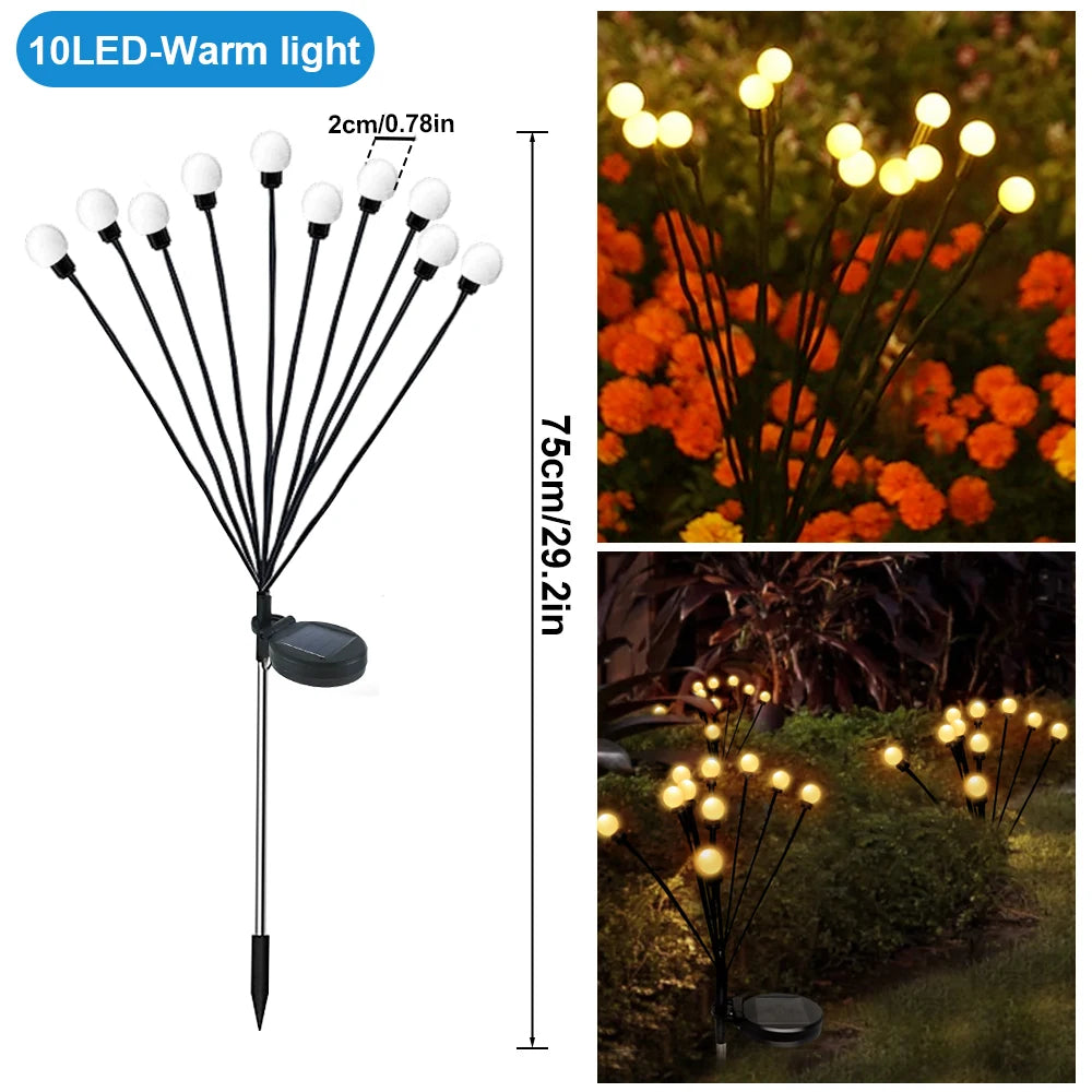 Solar LED-Qualle – Garten-Dekoration