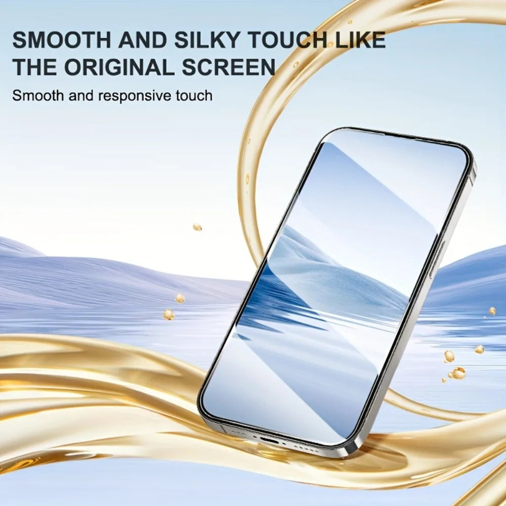 Film de protection d’écran en verre trempé – Anti-rayures, Anti-éclats – iPhone 11 à iPhone 16 Pro Max