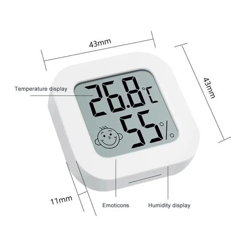 Thermomètre et hygromètre numérique LCD pour intérieur, capteur électronique de température et d'humidité