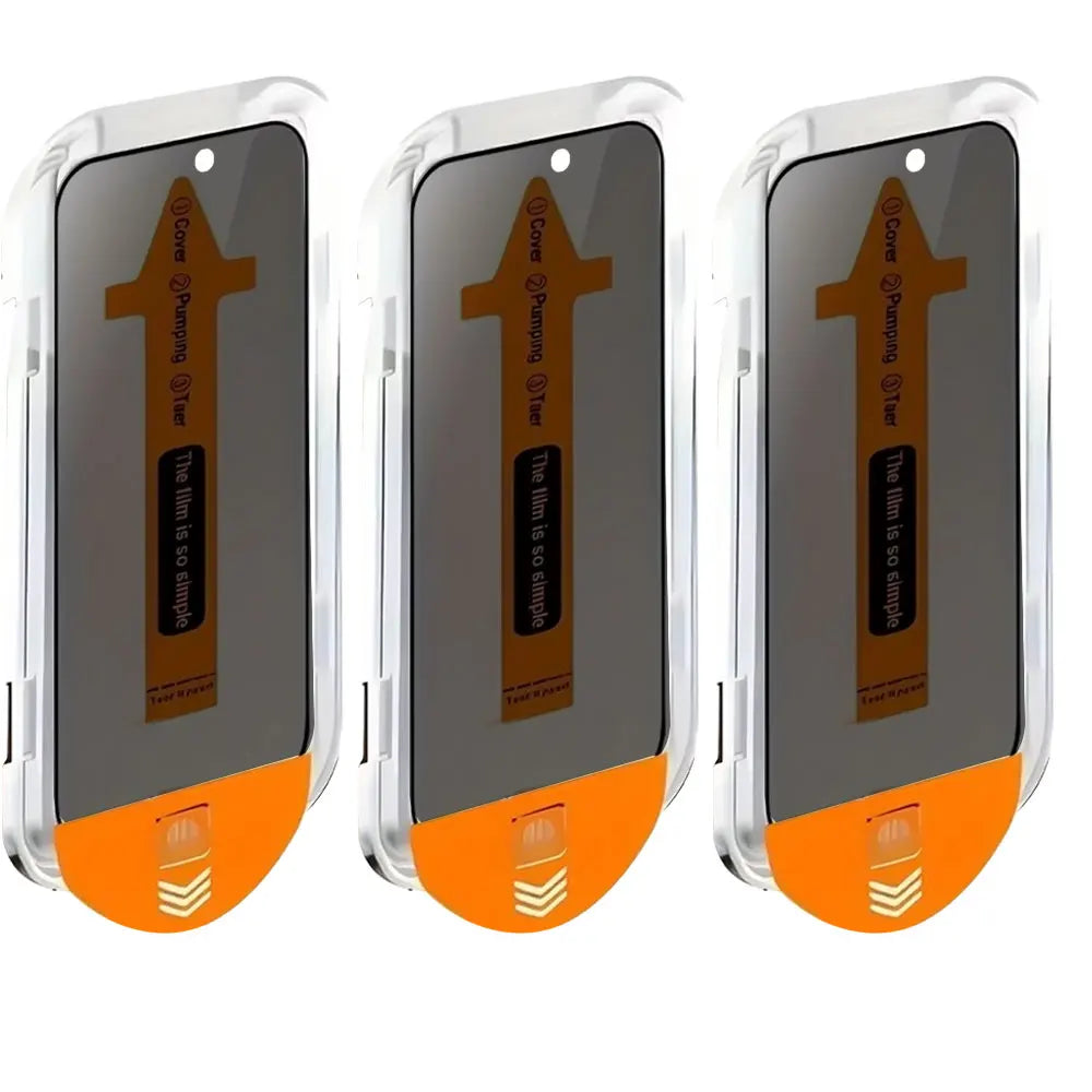Film de verre trempé de confidentialité anti-espion pour iPhone – installation facile