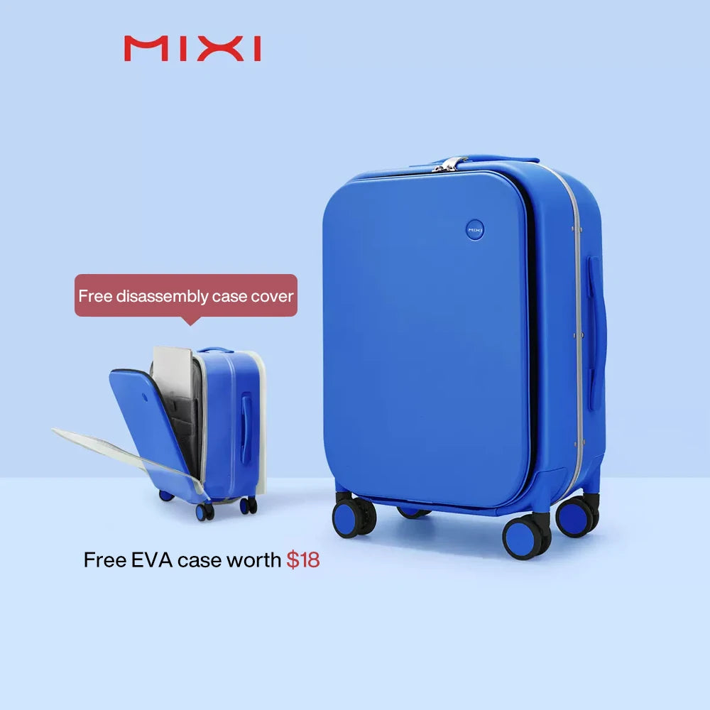 Valise Mixi M9260 – Bagage à main 18'' / 20'' / 24'' avec cadre en aluminium, Design breveté