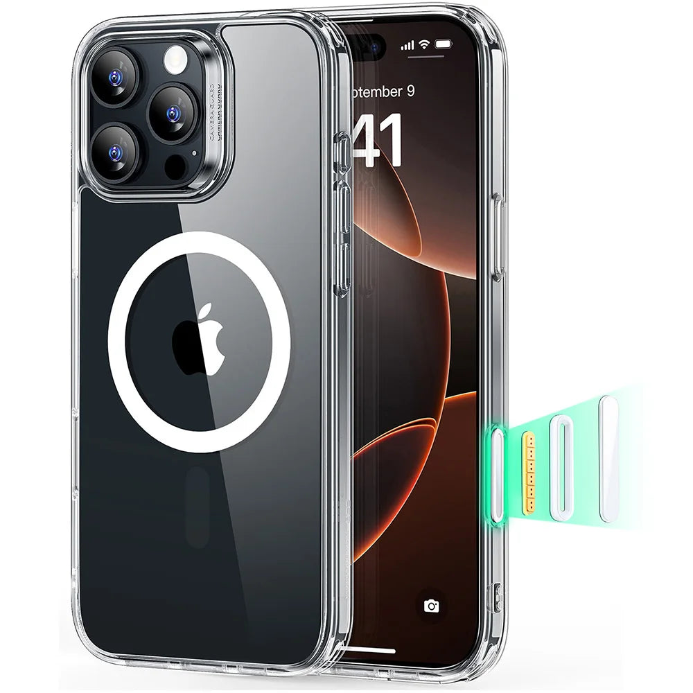Coque de protection ESR pour iPhone 16 Pro Max/16 Pro Coque avec contrôle de caméra MagSafe Coque de protection de qualité pour iPhone 16/16 Plus