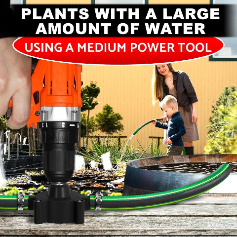 Pompe de perceuse électrique portable, auto-amorçante, pompes de transfert de liquide, petite pompe à eau domestique 62, outil de jardin extérieur