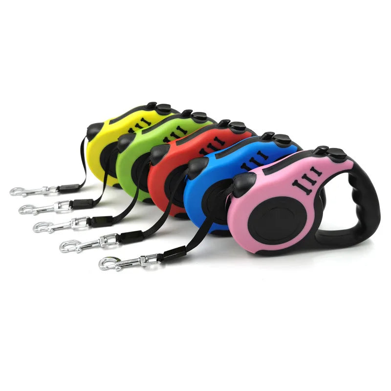 Automatic Retractable Dog Leash Flexible Belt Product for Small Medium Large Dogs 3m 5m