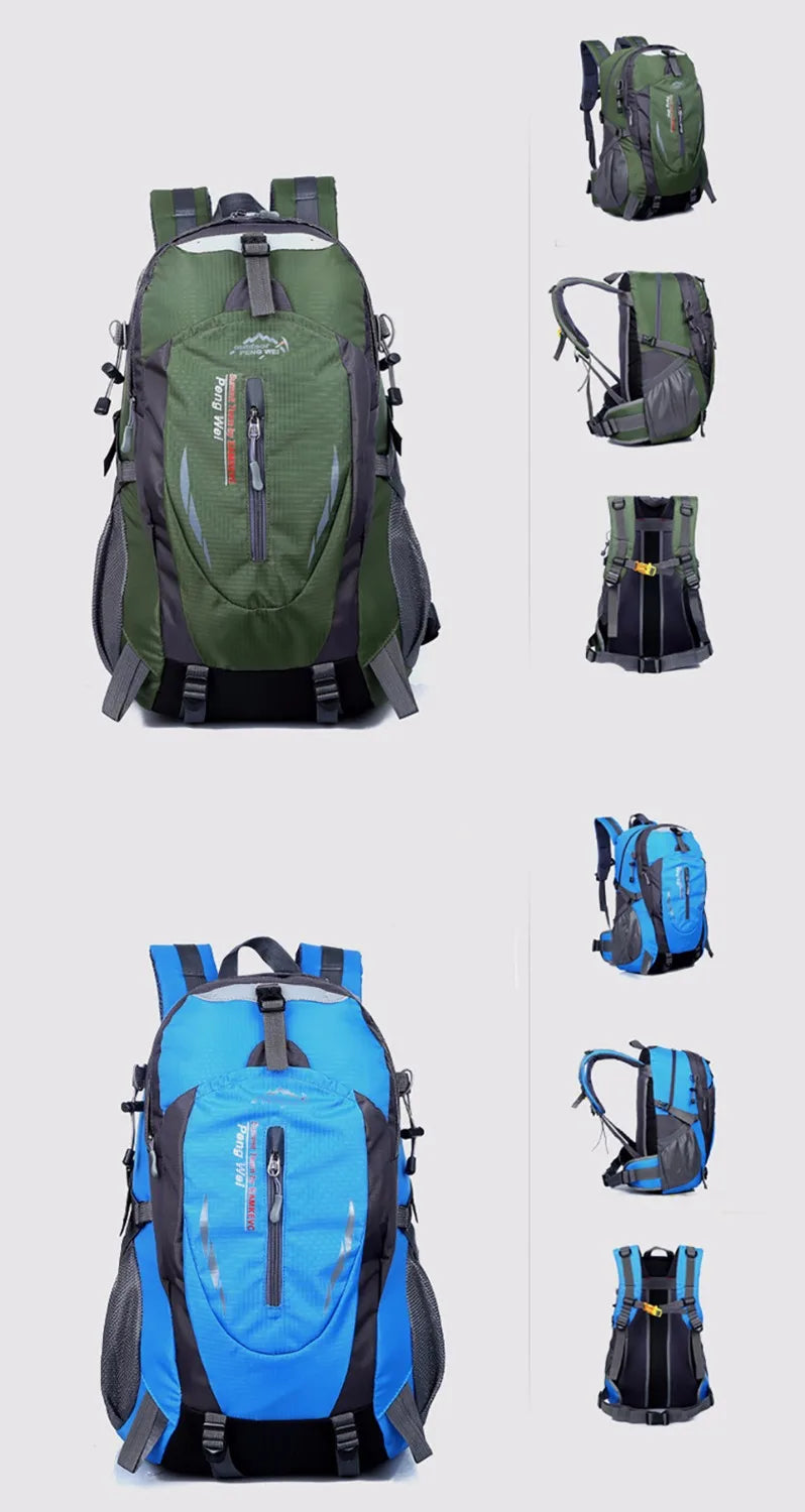 Sac à dos de camping de qualité pour hommes et femmes, sac à dos de randonnée, sac de sport, sac à dos de voyage en plein air, équipement d'escalade de montagne Trekk, 45l