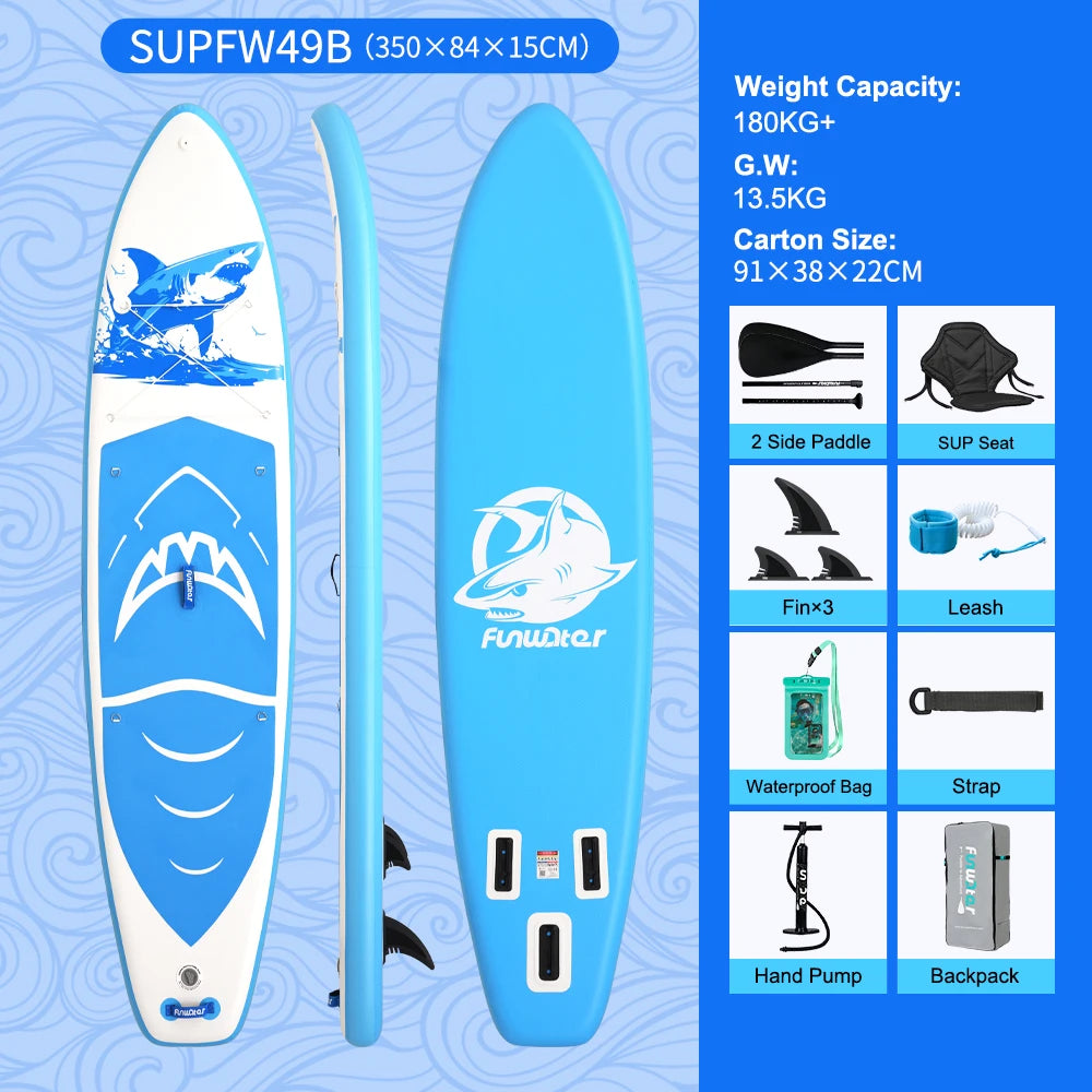 Planche de Paddle Gonflable avec Accessoires (335 / 350 / 385 cm) - Feath-R-Lite Koi Sup