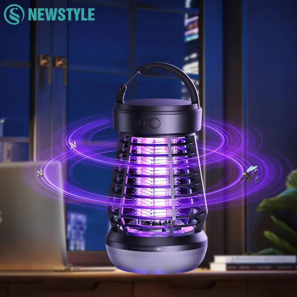 Multifunctional Camping Mosquito Lamp – Rechargeable LED with Storage Box