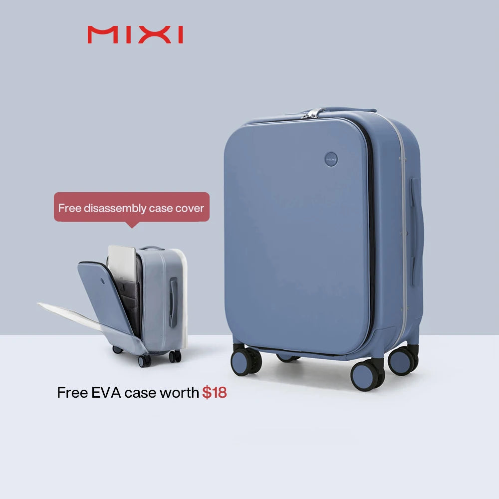 Valise Mixi M9260 – Bagage à main 18'' / 20'' / 24'' avec cadre en aluminium, Design breveté