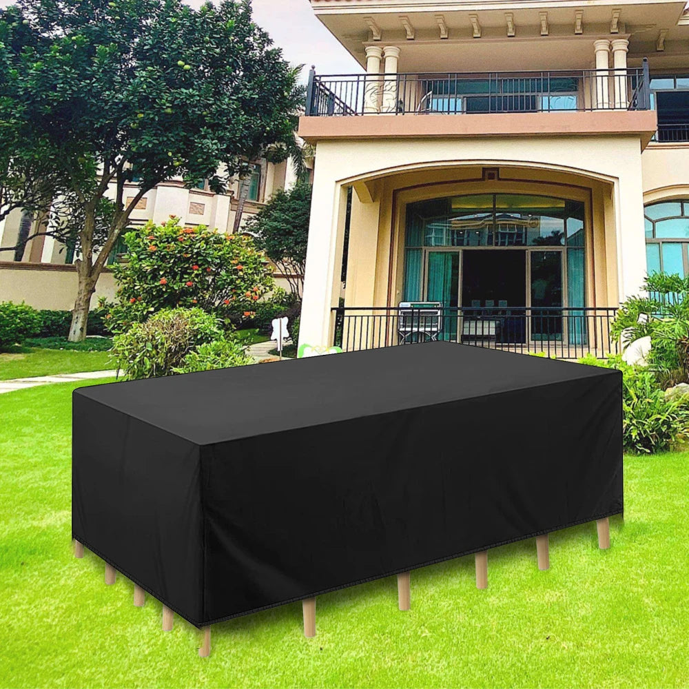 Housse de Protection Imperméable pour Meubles de Jardin – Multi-Tailles, Anti-UV, Toutes Saisons