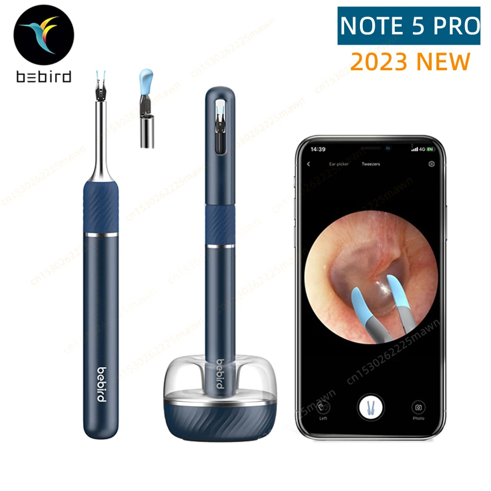 Nettoyeur d'oreille, Bebird-Bâtons d'oreille visuels intelligents, pince à épiler endoscopique, haute précision, mini caméra Earpick, kanoscope, soins de santé, nettoyeur d'oreille