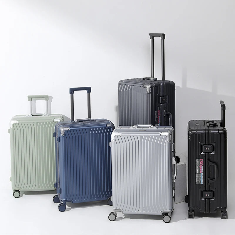 Valise à large poignée SUSHIMU – valise de voyage 20, 24 et 26 pouces pour hommes et femmes