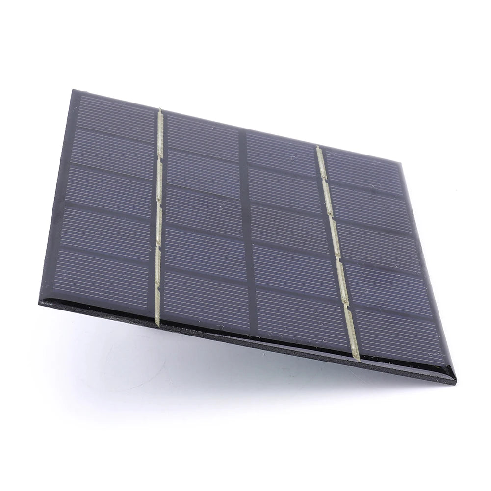 3W 5V Solar Panel Micro Solar Panel Portable Fast Charger DIY Polysilicon Solar Cell System Outdoor Mini Battery Charger