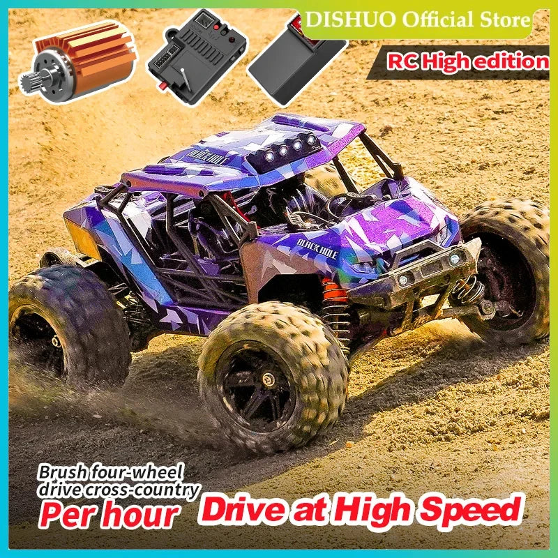 Voiture RC JJRC-Coche Teledirigido 1:14, Escoacrylate Motor Sin en 70 KM/H. Voiture de course télécommandée, haute vitesse, 50 km/h