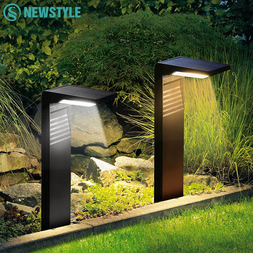 Wasserdichte Solarleuchten für den Außenbereich – Helle Landschaftsbeleuchtung für Garten, Hof, Gehweg und Veranda, 62 LEDs