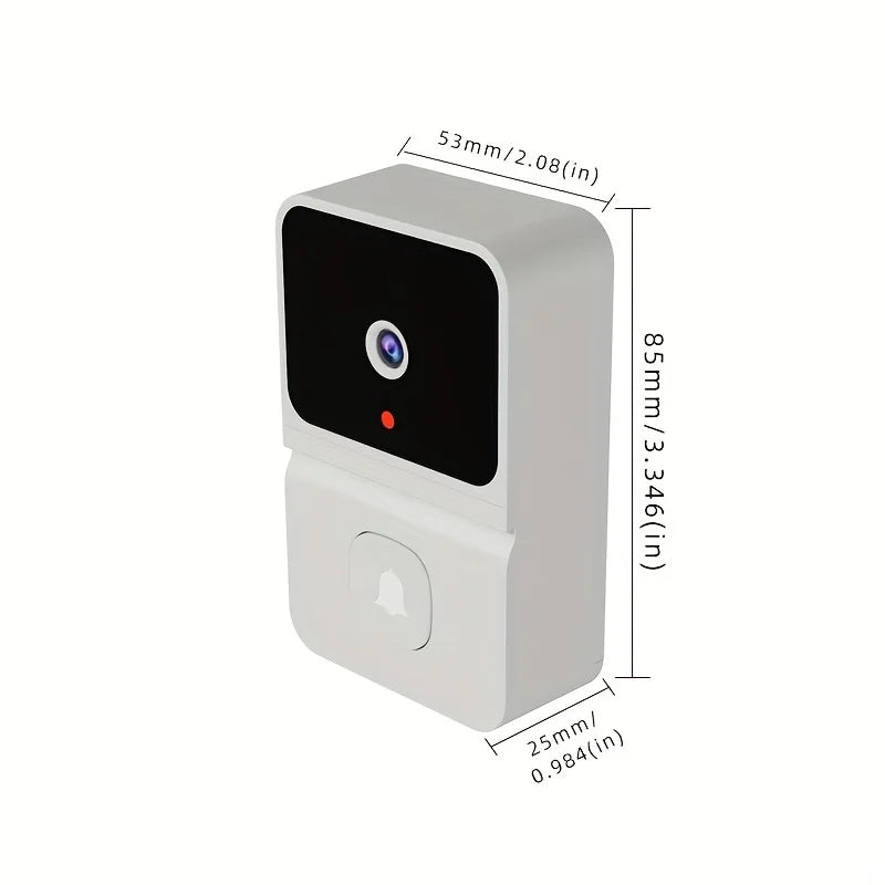 Wireless Wi-Fi Doorbell with Outdoor HD Camera, Night Vision Video Intercom