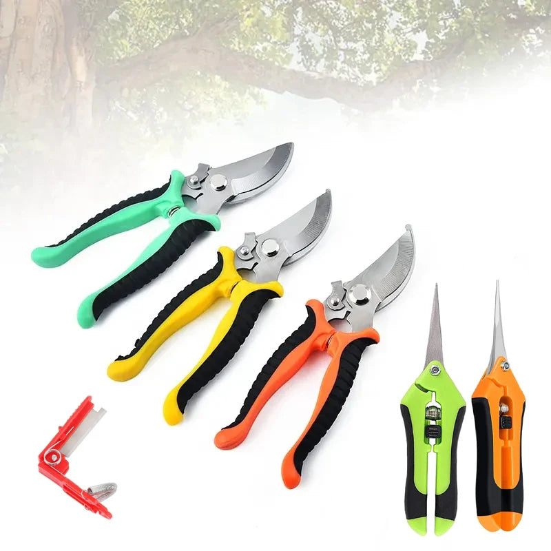 Professional Sharp Garden Pruning Shears, Tree Cutter, Sectional Neck Hand Cutter, Garden Beak Scissors, Bypass