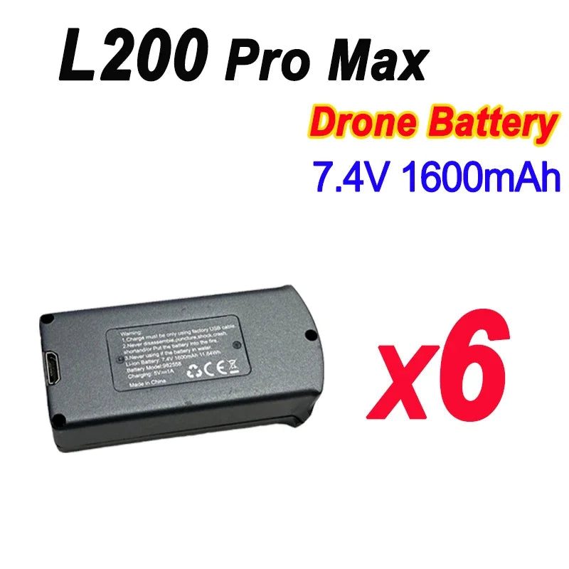 Batterie originale LYZRC L200 PRO MAX 4K 7.4V 1600mAh pour Drone