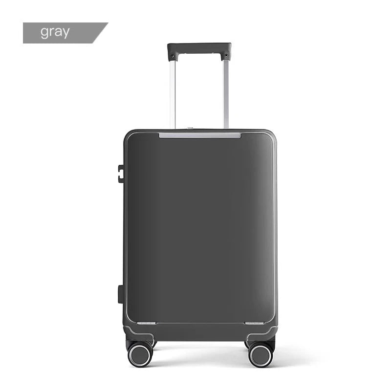 Valise SUSHIMU – Roulettes avec cadre en aluminium, ouverture avant personnalisée, cabine 20 et 24 pouces