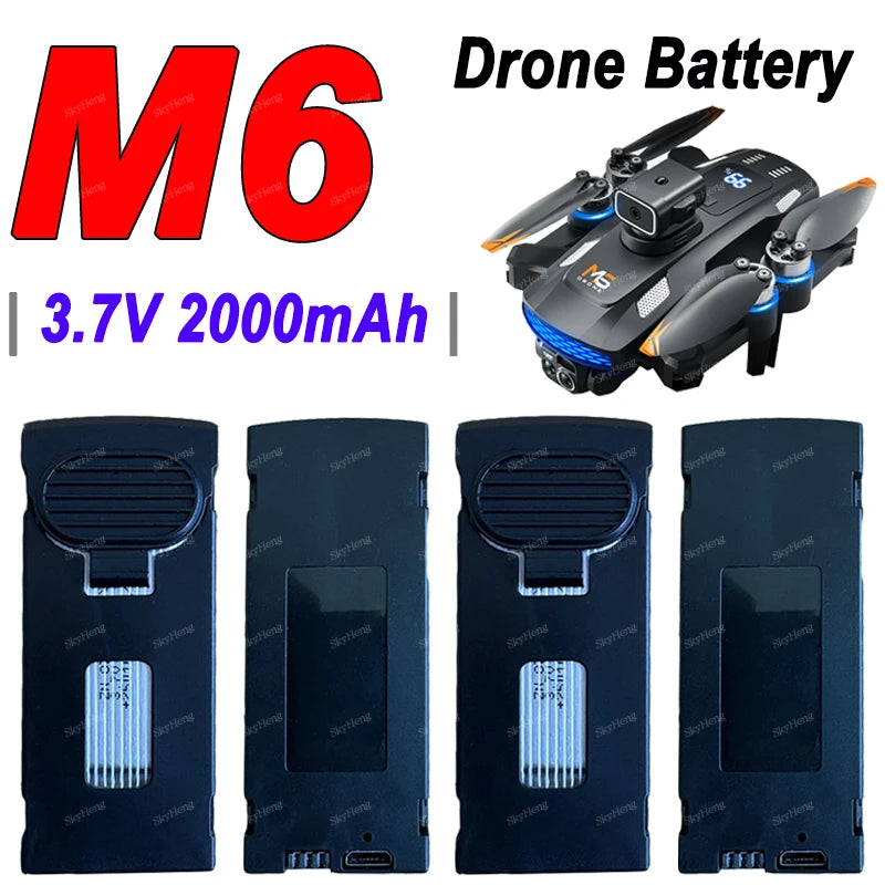 Batterie d'origine pour Drone Xiaomi Mijia M6 3.7V 2000mAh batterie d'origine M6 4K caméra Drone batterie de rechange Lipo accessoires pièces