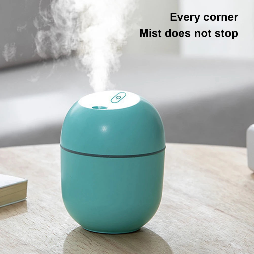 Portable USB Ultrasonic Air Humidifier Essential Oil Diffuser Mist Maker with LED Light 