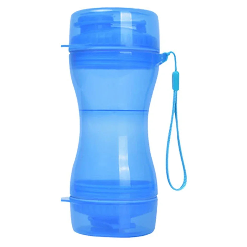 Portable Pet Water Bottle Food Storage Training Water Dispenser for Large Dogs Pet Accessories Stuff Outdoor PP