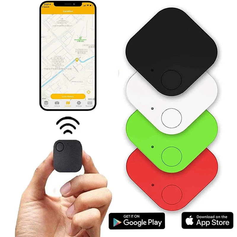 Mini traqueur GPS intelligent pour animaux de compagnie, Bluetooth 4.0, étiquette d'alarme anti-perte, localisateur de clé sans fil, sac pour enfant, portefeuille, mode