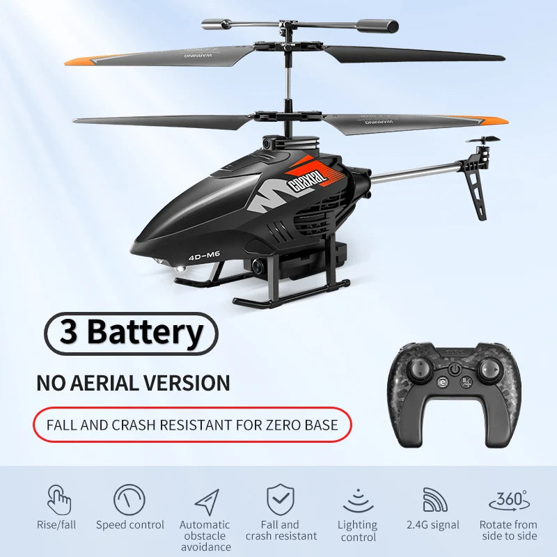 Drone Mini M6 Pro 4K HD, Détection de Gestes, Hélicoptère RC Quadricoptère, Jouet Télécommandé pour Enfants