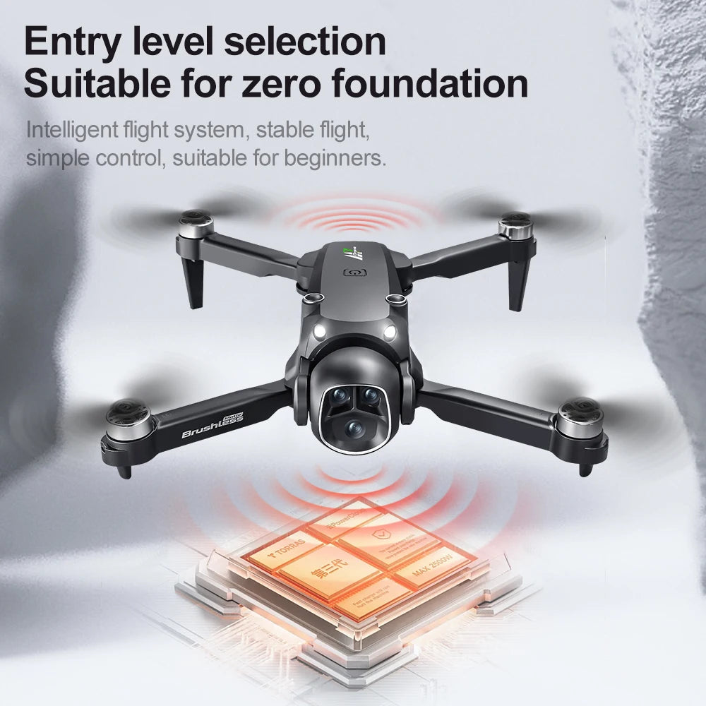 Drone 2025 M7pro – Caméra 8K HD, Écran FPV, Moteur sans balais, Quadrirotor pliable RC&nbsp;