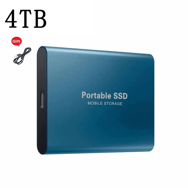 Disque Dur Externe Portable SSD 2 To, 4 To, 16 To, USB Type-C 3.0, Haute Vitesse, 8 To