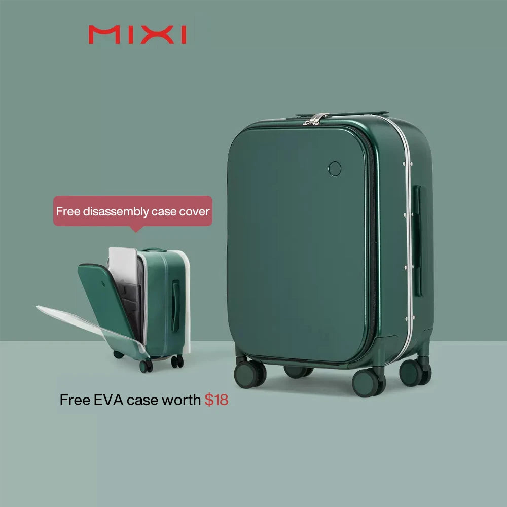Valise Mixi M9260 – Bagage à main 18'' / 20'' / 24'' avec cadre en aluminium, Design breveté