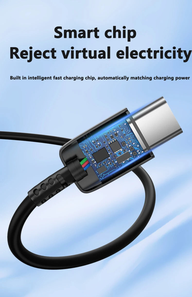 Câble de charge super rapide USB-C vers USB-C PD 45W – compatible Samsung Galaxy S20, S21, S22, S23, Ultra, Note 10, A53, A54