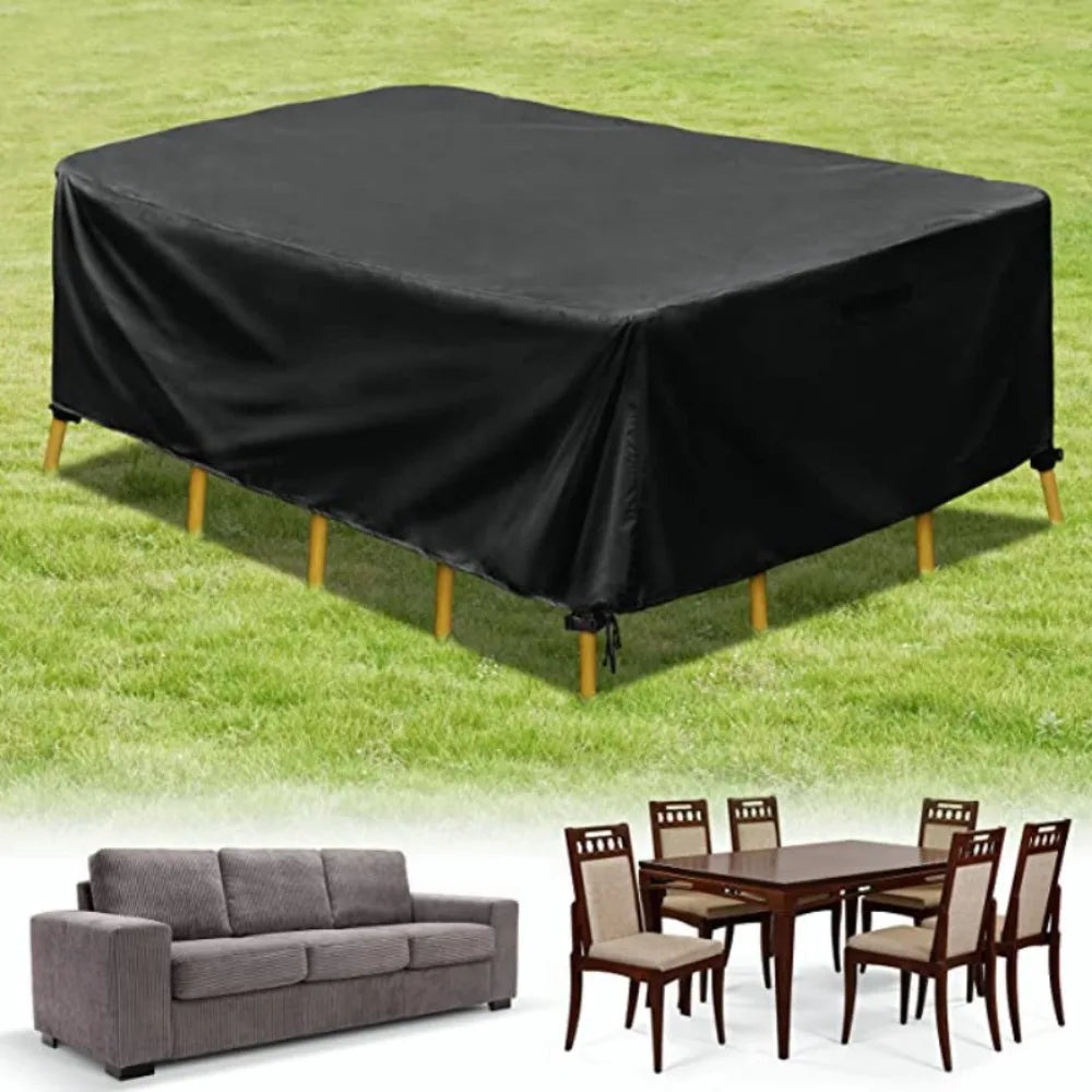 Housse de Protection Imperméable pour Meubles de Jardin – Multi-Tailles, Anti-UV, 100 % Polyester