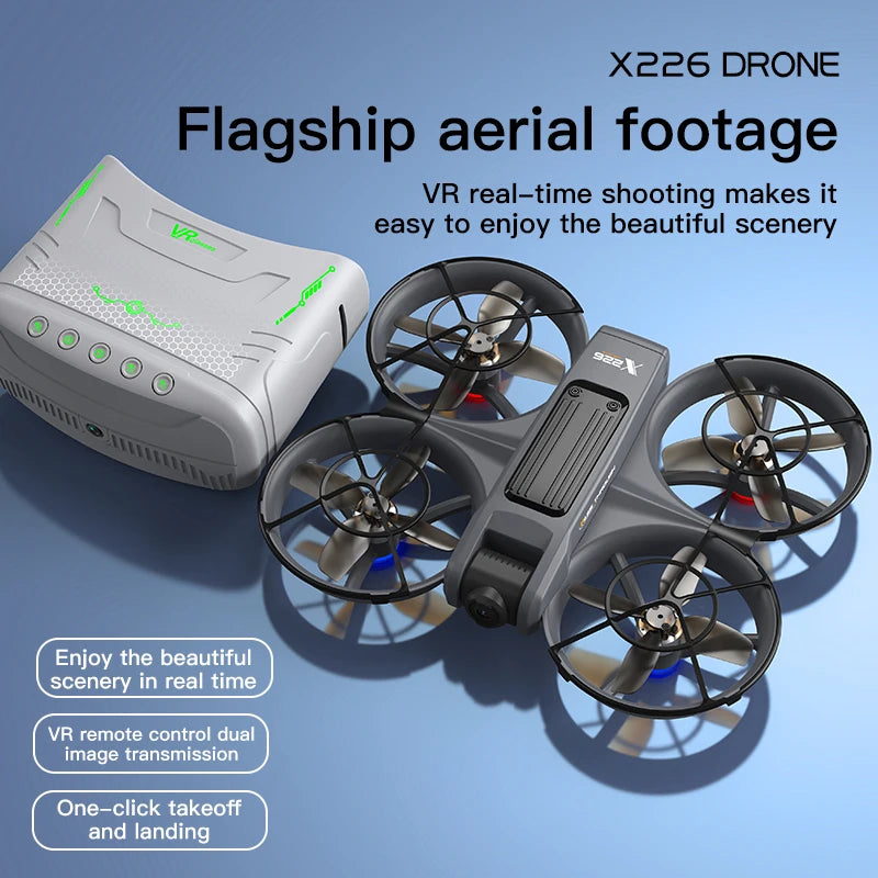 2025 VR X226 Drone 6K HD – Quadcopter RC avec Moniteur et Caméra