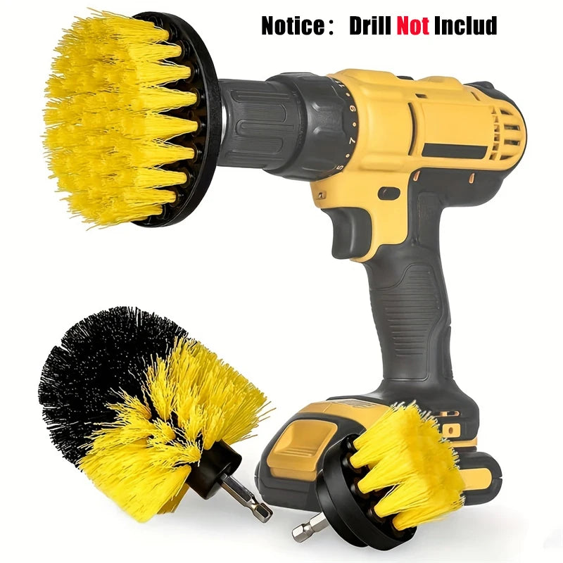 Electric Brush with Drill, Scrub Brush for Cars, Showers, Bathtubs