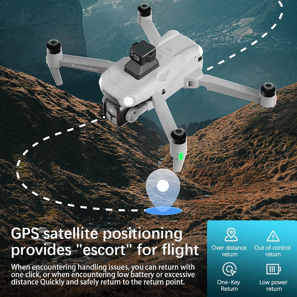 A1R 3S Drone GPS 8K – Évitement d’obstacles laser 360°, cardan 3 axes, portée 3 km