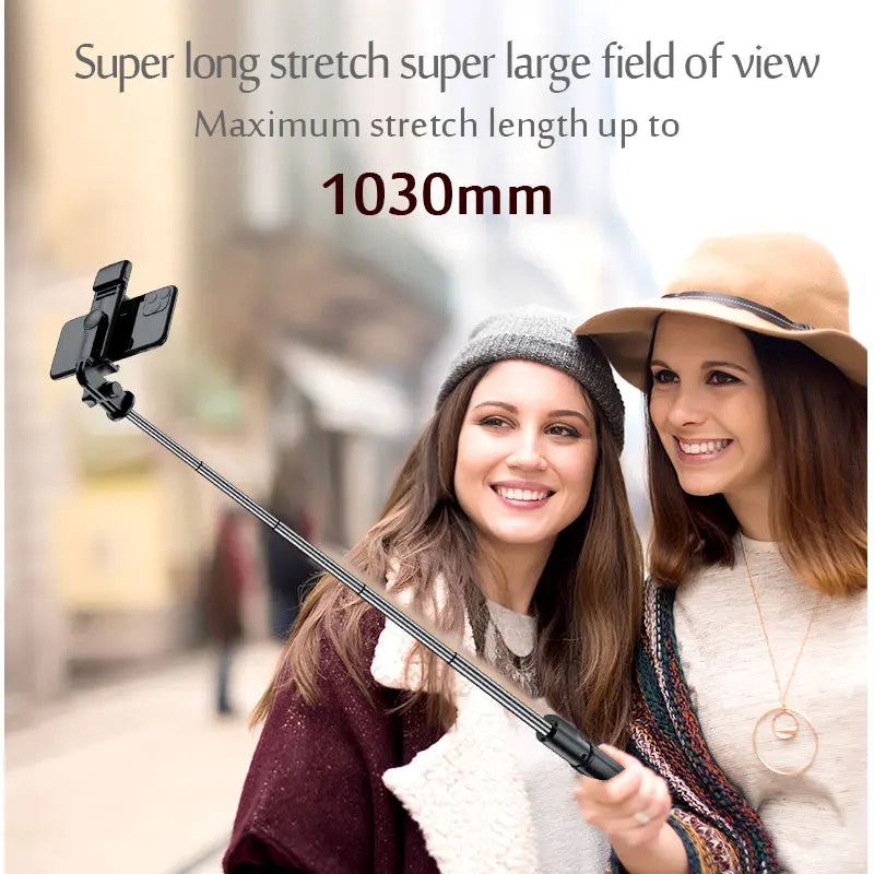 Portable Bluetooth Selfie Stick Retractable Multi-function