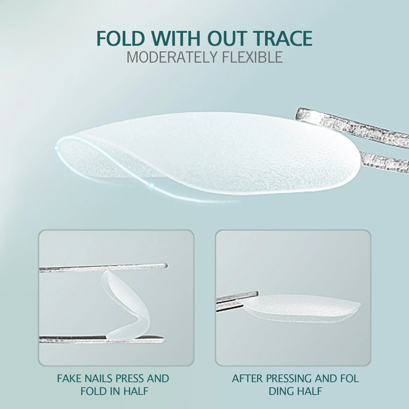 Faux ongles mats et doux, 240 pièces