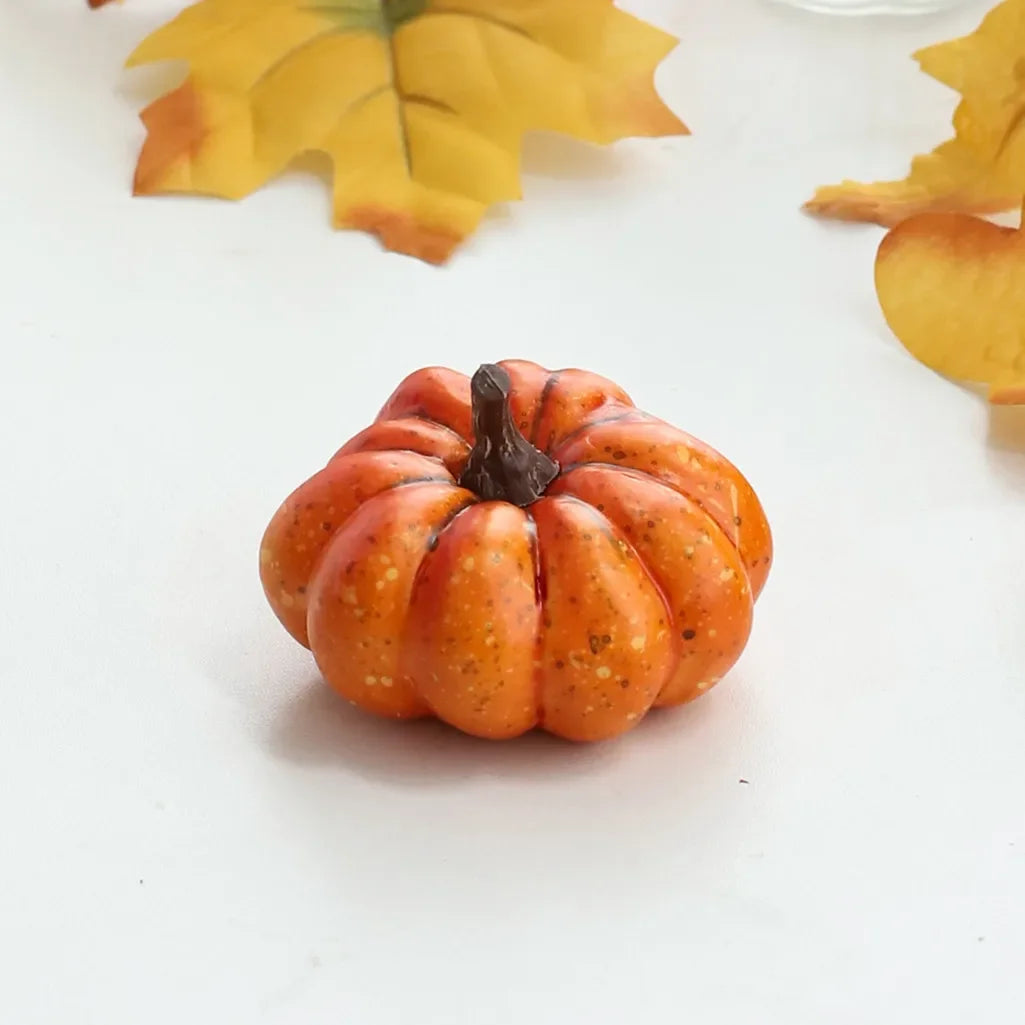 Mini Artificial Pumpkin, Halloween Decorations for Home