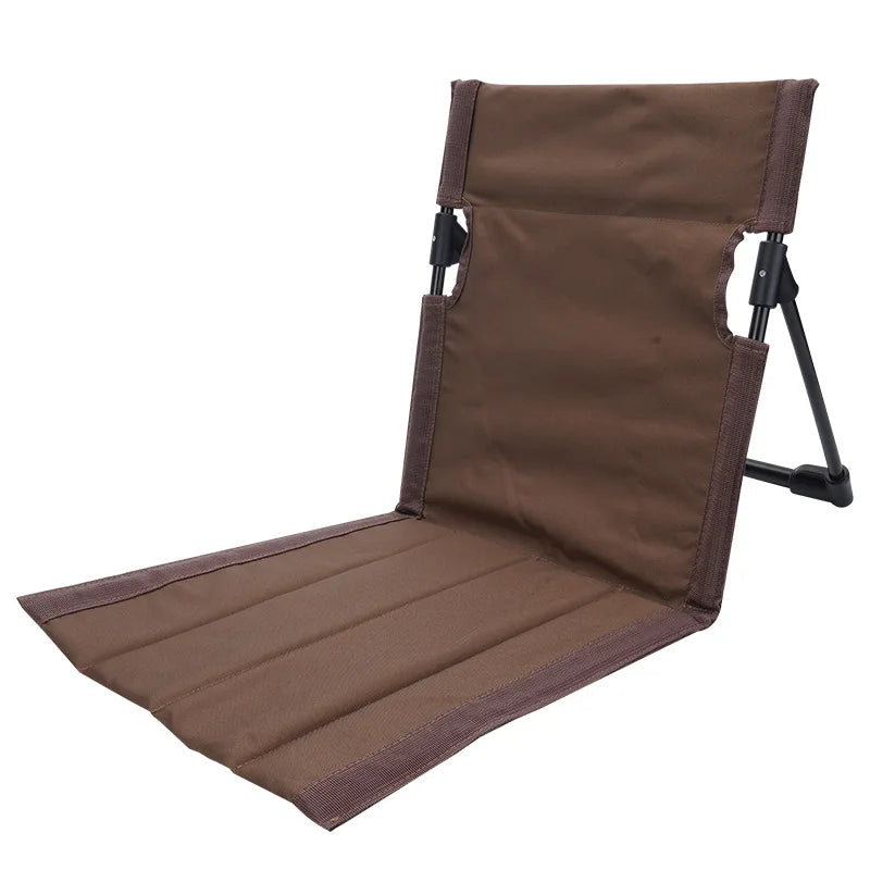 Coussin pliant en alliage d'aluminium pour Camping en plein air, chaise de pelouse pratique, chaise de plage, dossier, chaise de repos de balcon, mobilier d'extérieur