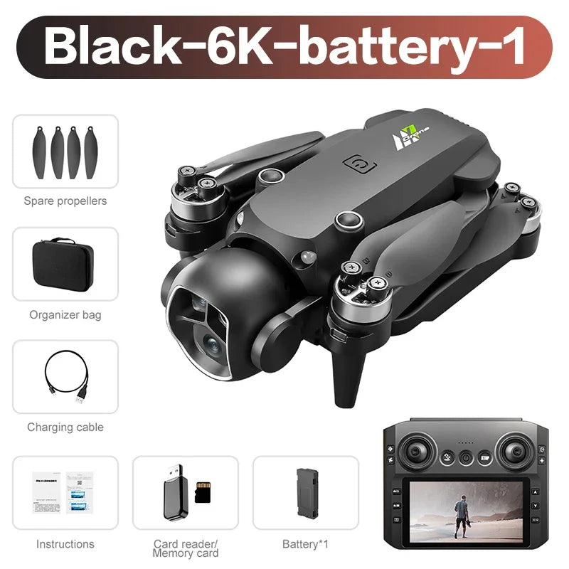 M7 Drone Original 8K – Caméra HD professionnelle 5G FPV, Écran intégré