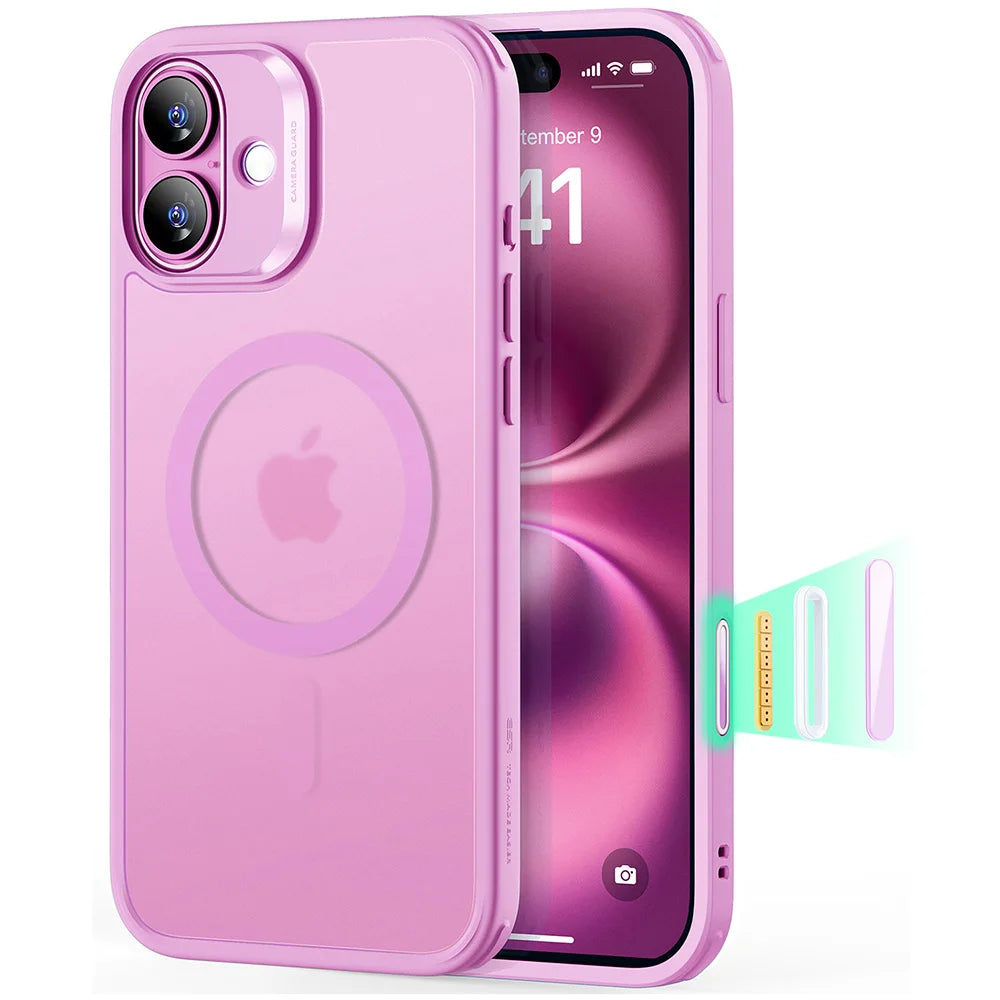 Coque de protection ESR pour iPhone 16 Pro Max/16 Pro Coque avec contrôle de caméra MagSafe Coque de protection de qualité pour iPhone 16/16 Plus