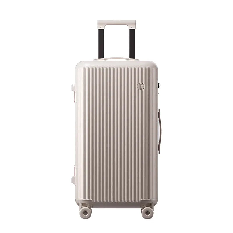 Valise SUSHIMU – Grande capacité avec poignée épaissie, cadre en plastique, verrouillage mot de passe, 20 à 28 pouces