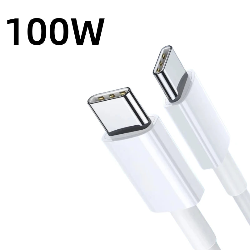 Câble de charge rapide USB C, 100W, iPhone 15, Xiaomi Redmi Note 12, Samsung S23 Ultra, accessoires de chargeur de téléphone de type C