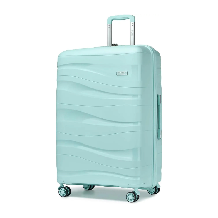 Valise rigide à roulettes légère en polypropylène avec serrure TSA KONO – M, L, XL, ensembles 2, 3 ou 4 pièces
